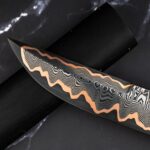 Modern Japanese Tanto - tip detail